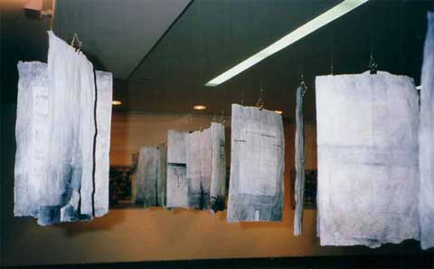 Ingeborg Ullrich "Installation Klangbriefe"